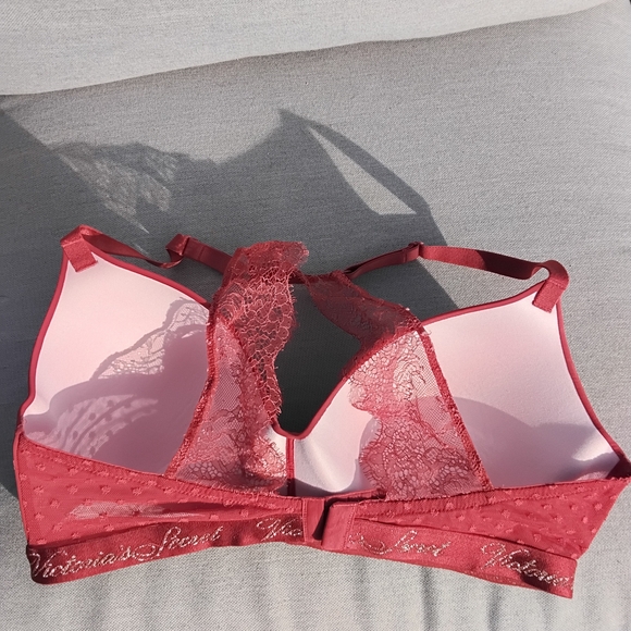 Victoria's Secret Red Push-Up Racerback Bra - Picture 3 of 4